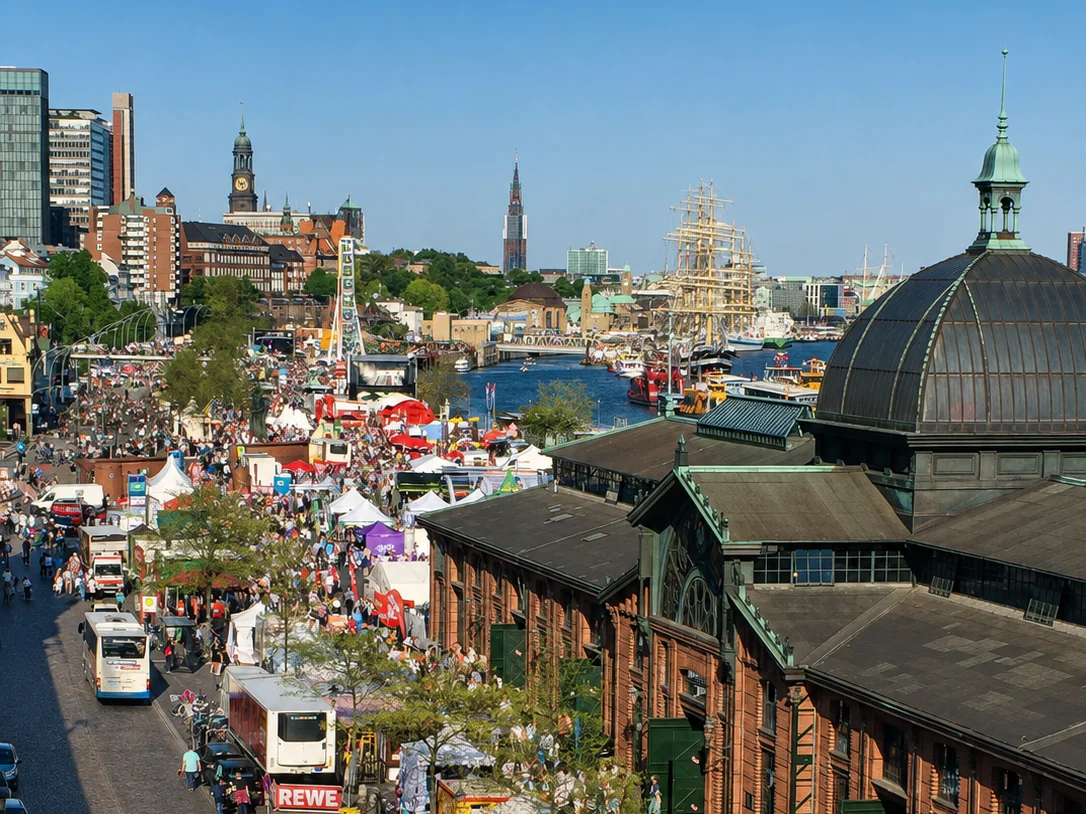 Fischmarkt am Sonntagmorgen